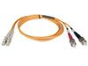 N318-02M - Tripp Lite 2m Duplex Multimode 62.5/125 Fiber Optic Patch Cable Lc/st 6ft 2 Meter - Tripp Lite