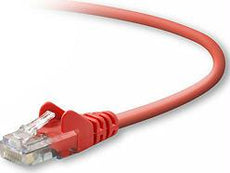 A3L791-04-RED-S - Belkin International Inc 4ft Cat5e Snagless Patch Cable, Utp, Red Pvc Jacket, 24awg, T568b, 50 Micron, Go - Belkin International Inc