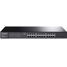 TP-Link T1600G-28PS JetStream 24-Port Gigabit Smart PoE+ Switch with 4 SFP Slots NEW