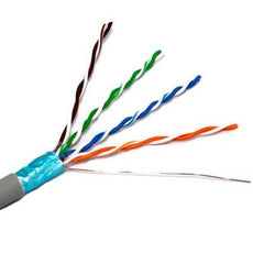 ABA Elite, Cat6 Shielded Stranded CM- 24AWG Cable, F/UTP, 550MHz, 1000ft, Part# TAM2404N70GY