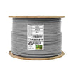 ABA Elite, Cat5e Shielded Stranded CM - 26AWG Cable, 350MHz, 1000ft, Part# TAM2604E01GY