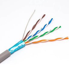 ABA Elite, Cat5e Shielded Stranded CM - 26AWG Cable, 350MHz, 1000ft, Part# TAM2604E01GY