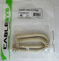 Gcha444012-fiv / 12' Ivory Handset Cord