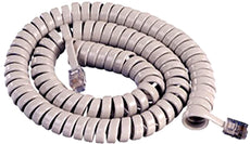 Gcha444025-fla / 25' Lt Ash Handset Cord