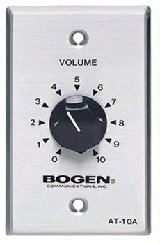 Bogen 10 Watt Attenuator Single Gang