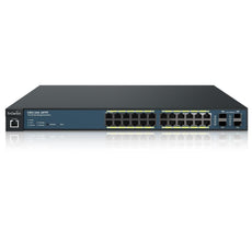 24-port Managed Gbe 410w Poe+ Switch W/4