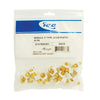 Module- F-type- Gold Plated- 25 Pk White