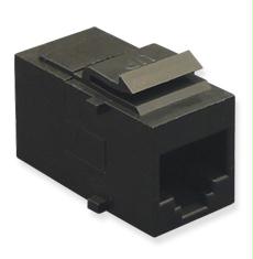 Module- Coupler- Cat 5e- Black