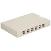 Surface Mount Box- 12-port- White