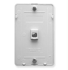 Wall Plate Idc 6p6c - White