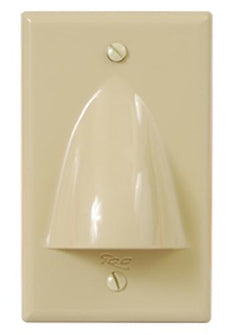 Faceplate- 1-gang- Bulk Nose- Ivory