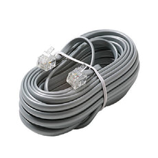 Gclb466050 50' Flat Line Cord 6p4c Silve