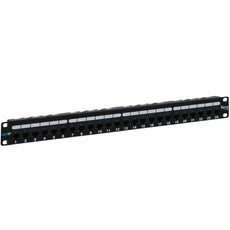 Patch Panel- Cat 6a- 24-port- 1 Rms