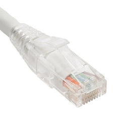 Patch Cord Cat5e Clear Boot 14' White