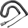 Coil Cord To Qd Modular Plug- U10