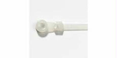 Cable Tie Screw Mount 7in Natural 100 Pk