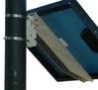 Tycon Side of Pole mount for 10W-15W solar panel, 10-14" dia pole, Part# TPSM-10-15-SP