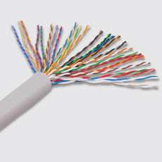ABA Elite, CAT5E 350MHz CMR, 24AWG 25 Pair 500ft Reel Cable Gray, Part# TUR2425N09GY