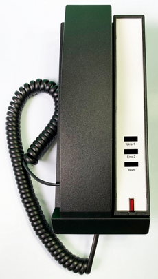 Telematrix 3502TRM, 3500 Series – Analog Corded Phones, 2 Line, Black, Part# 35A120N0T
