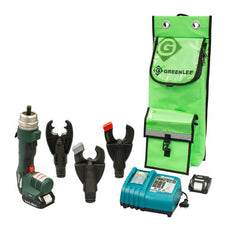 Greenlee GRE-6 Multi-Tool w/ BG Crimper, ACSR & Cu/AL Cutting Heads, 230V Charger, Part# UT-BGHS22