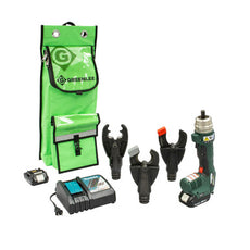 Greenlee GRE-6 Multi-Tool w/ D3O Crimper, ACSR & Cu/AL Cutting Heads, 120V Charger, Part# UT-D3HS11