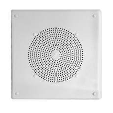 Valcom Ceiling or Wall Speaker 8" AMPLIFIED SQUARE GRILLE, Custom, Part# V-1920C-CC
