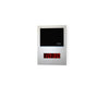 VALCOM IP Speaker Faceplate Unit w/Digital Clock - One-Way, 4-Digits - Gray, Part# VIP-412A-DF-IC