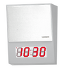 Valcom IP SPEAKER CLOCK COMBO 4 DIGITS WHITE DIGITAL, Part# VIP-431AW-DS