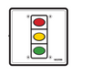 Valcom IP THREAT LEVEL INDICATOR, Part# VIP-996
