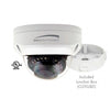 SPECO 2MP Indoor/Outdoor HD Multiformat Dome, 2.8mm lens, Included Junc Box, White Housing, Part# VLD2A