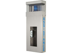 AIPHONE Wall Box with Hooded Light and ASSISTANCE Lettering, Part# WB-HA