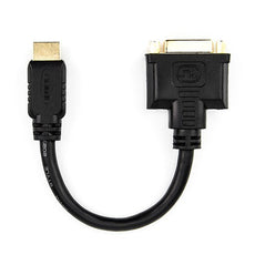 Rocstor 8in HDMI to DVI-D Video Cable Adapter - HDMI Male to DVI Female - 8" - Gold Plated, Part# Y10A171-B1
