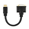 Rocstor 8in HDMI to DVI-D Video Cable Adapter - HDMI Male to DVI Female - 8" - Gold Plated, Part# Y10A171-B1