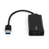 Premium Slim USB 3.0 Male to HDMI Female 6″ Adapter, Part# Y10A177-B1