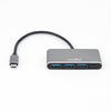 Rocstor 4-Port USB-C Hub - USB-C to 1x USB-C and 3x USB-A - USB 3.0 Hub, Part# Y10A200-A1