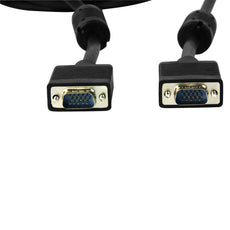 High Res SVGA/VGA extension Cable HD-15 Male to HD-15 Male - 10 ft (3M) 1920x1200 or higher -Back , Part# Y10C122-B1