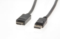 Rocstor DisplayPort to HDMI Convertor Cable 4K - HDMI Male - DisplayPort Male - 6 ft (1.83M) - Black, Part# Y10C127-B1