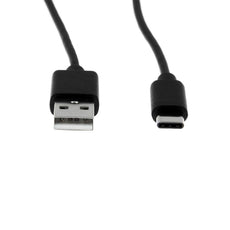 Rocstor Cable USB-C to USB-A - USB type-C Male to USB-A Male - USB 2.0 - 3ft (1M) - Black, Part# Y10C144-B1
