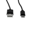 Rocstor Cable USB-C to USB-A - USB type-C Male to USB-A Male - USB 2.0 - 3ft (1M) - Black, Part# Y10C144-B1