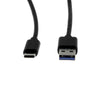 Rocstor Cable USB-C to USB-A - USB type-C Male to USB-A Male - USB 3.0 - 3ft (1M) - Black, Part# Y10C145-B1