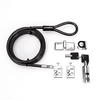 Rocpro Rocbolt Desktop and Peripherals Locking Security Cable Kit With Anchor Plate & Key Lock (2) Keys, Part# Y10C181-B1