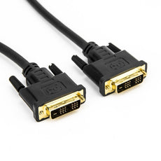 Rocstor DVI-D Single Link Cable - M/M (DVI-D (19 pin) Male to DVI-D (19 pin) Male - 6ft (1.83M) Black, Part# Y10C187-B1