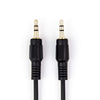 Rocstor Slim 3.5mm Stereo Audio Cable - M/M - Gold Plated Connectors - 10ft - Black, Part# Y10C190-B1