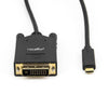 Rocpro USB-C to DVI Cable M/M, Part# Y10C205-B1