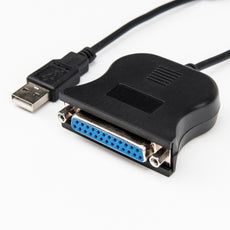 Rocstor 4 ft Parallel Printer Cable - USB Type A to DB25 parallel - Cable Adapter - Black, Part# Y10C212-B1