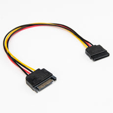 Rocstor 12in 15 Pin SATA Power Extension Cable, Part# Y10C213-B1
