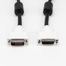 Rocstor 10 ft DVI-D Dual Link Cable -UP to 2560x1600 Resolution - Ferrite Core Eliminates EMI Interference - Black, Part# Y10C221-B1