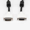 Rocstor 10 ft DVI-D Dual Link Cable -UP to 2560x1600 Resolution - Ferrite Core Eliminates EMI Interference - Black, Part# Y10C221-B1
