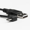 Rocstor 3 ft Micro USB Cable - USB A to Right Angle Micro B - Type A Male USB - Micro Type B Male USB, Part# Y10C222-B1