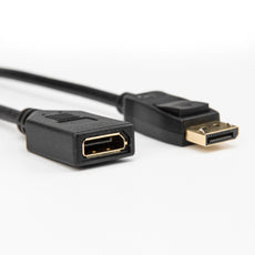 Rocstor 6 ft DisplayPort Video Extension Cable - M/F - DisplayPort Male - DisplayPort Female - Black, Part# Y10C233-B1